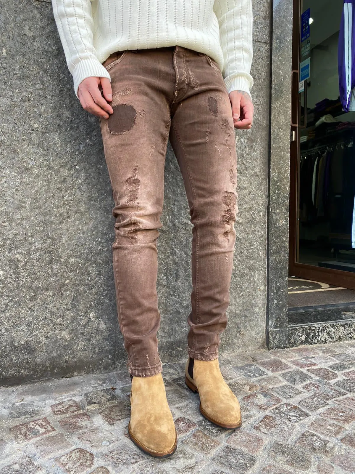 Stivaletto Beige