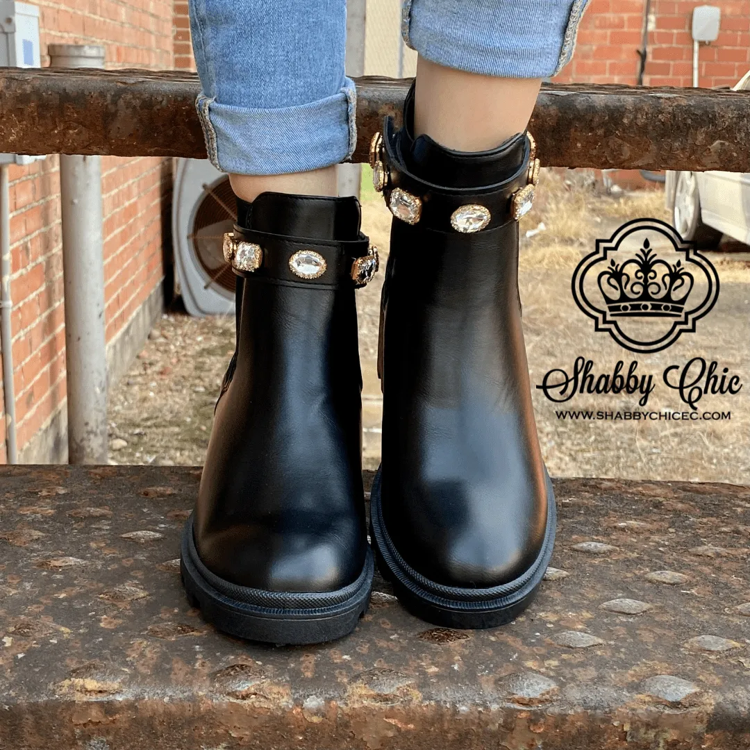 Stoned Pacific Black Booties