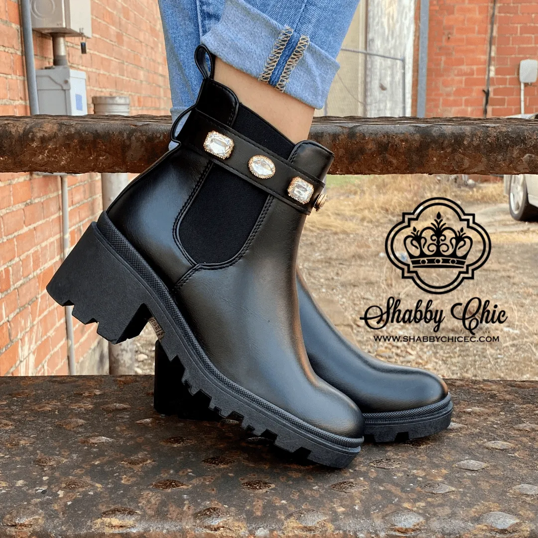 Stoned Pacific Black Booties