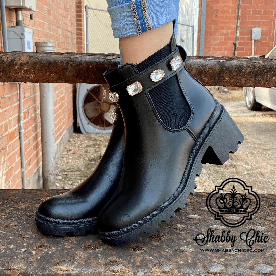 Stoned Pacific Black Booties