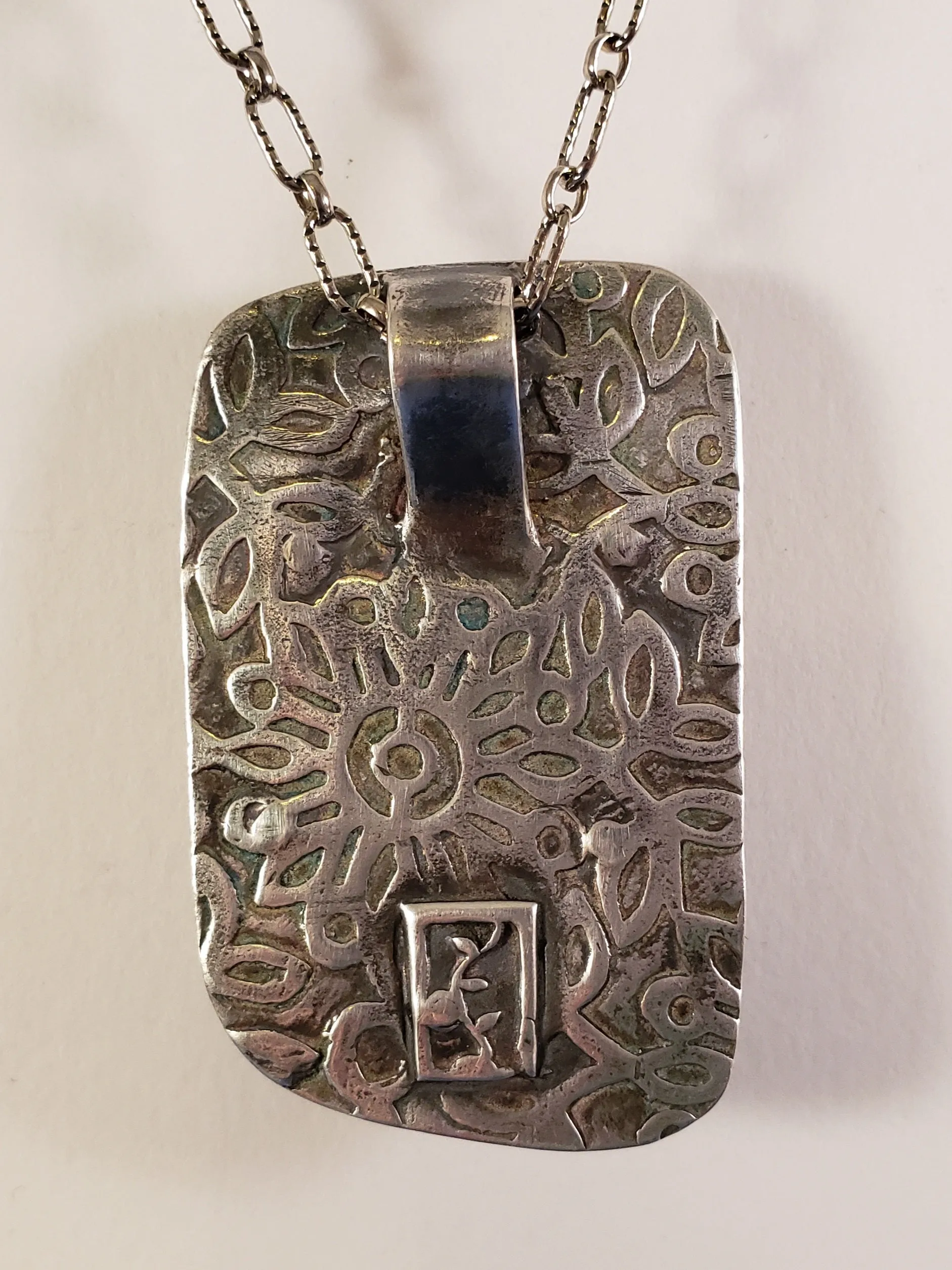 Sunflower Sea Pottery Necklace