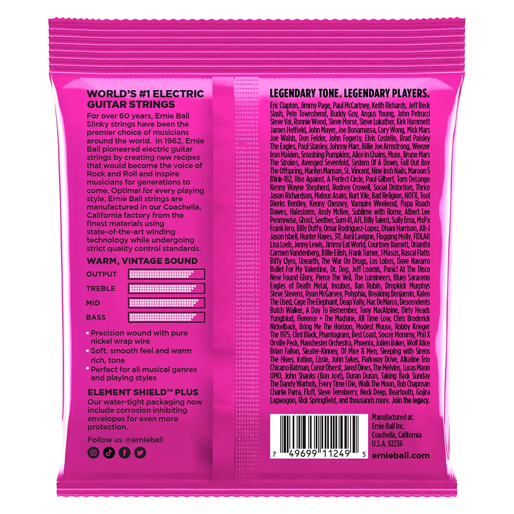Super Slinky Classic RnR Pure Nickel Electric Guitar Strings  3 Pack 9 42