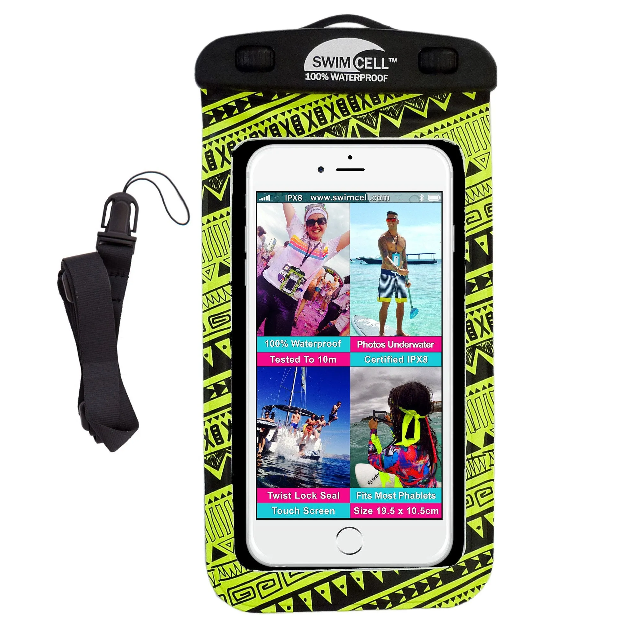 SwimCell Waterproof Phone Case - Large (up to 10 x 18cm)