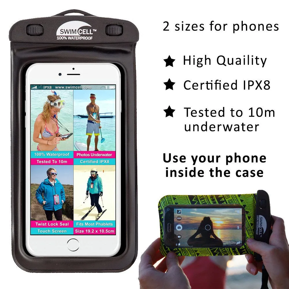 SwimCell Waterproof Phone Case - Large (up to 10 x 18cm)
