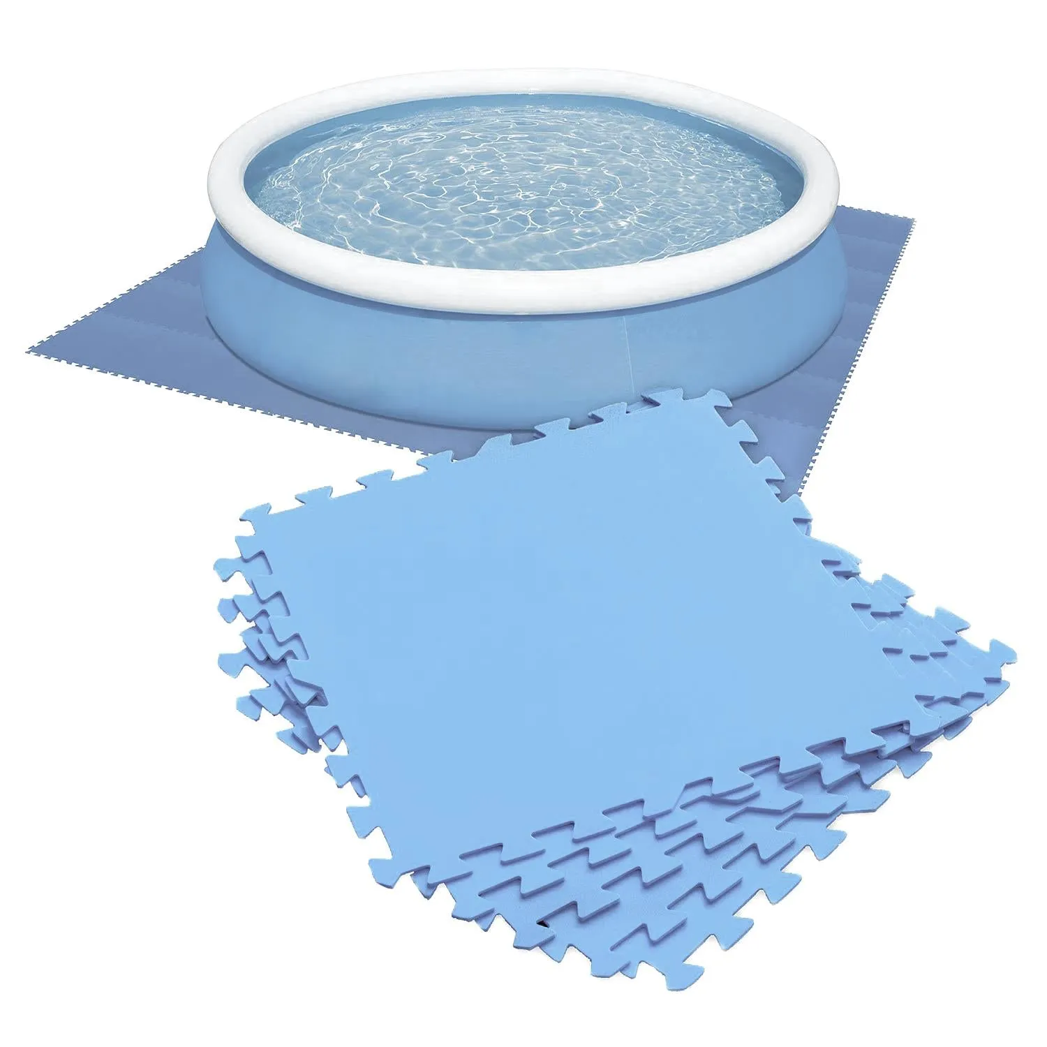 Swimming Pool Floor Matt 9pcs