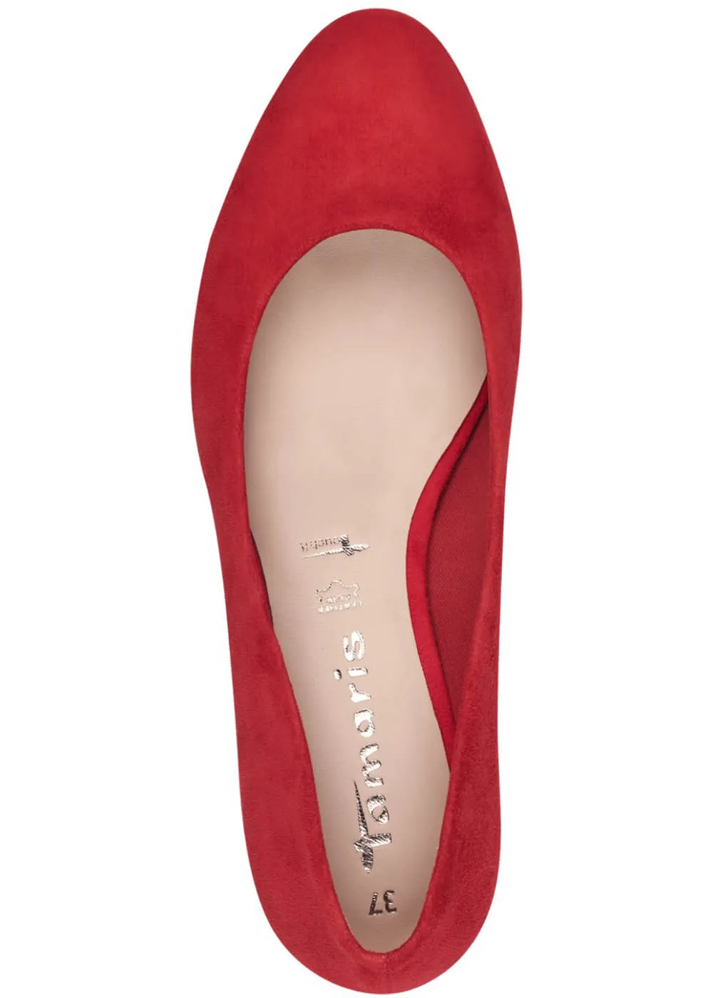Tamaris Sylvie Leather 50's Pumps Red