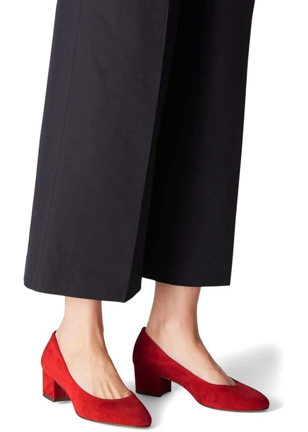 Tamaris Sylvie Leather 50's Pumps Red