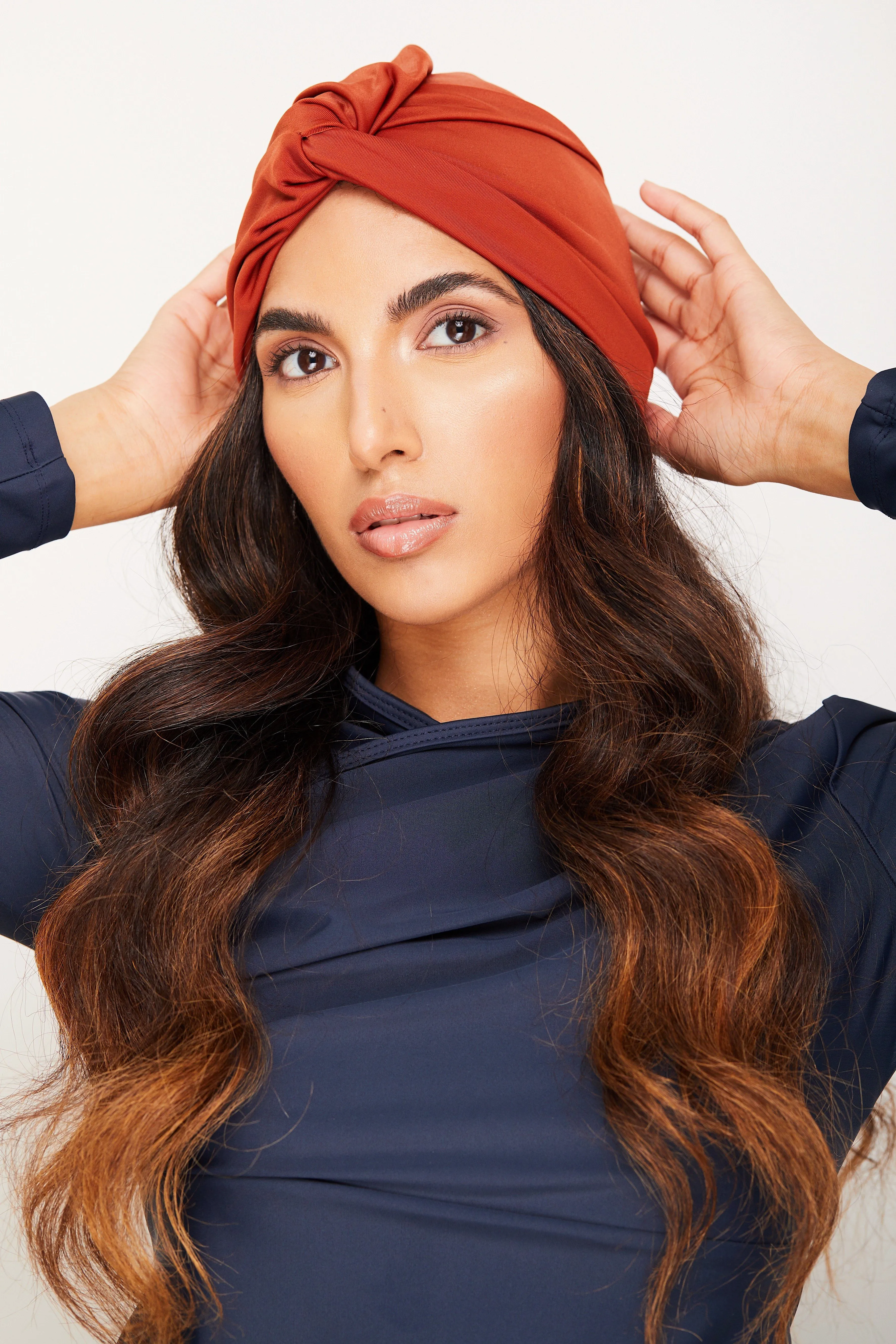 Tie Knot Swim Turban