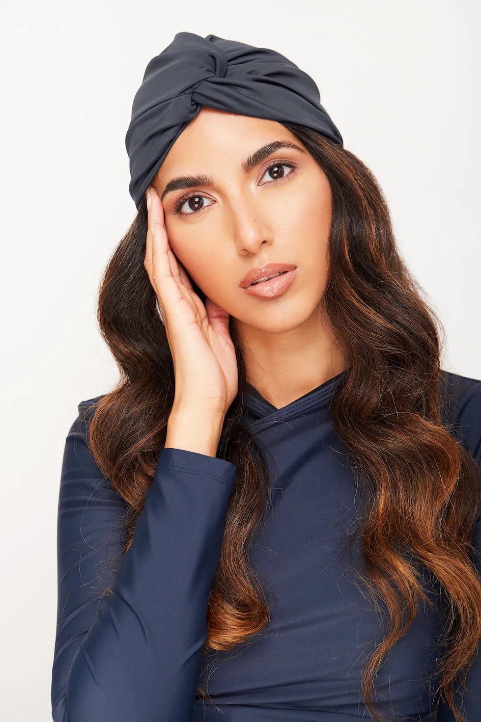 Tie Knot Swim Turban