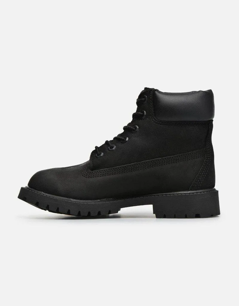Timberland Women Premium 6" Black Nubuck TB08658A001