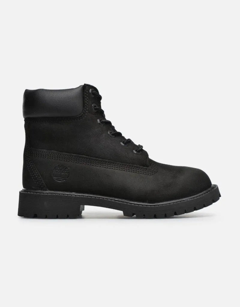 Timberland Women Premium 6" Black Nubuck TB08658A001