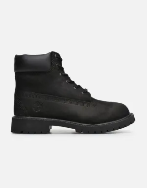 Timberland Women Premium 6" Black Nubuck TB08658A001