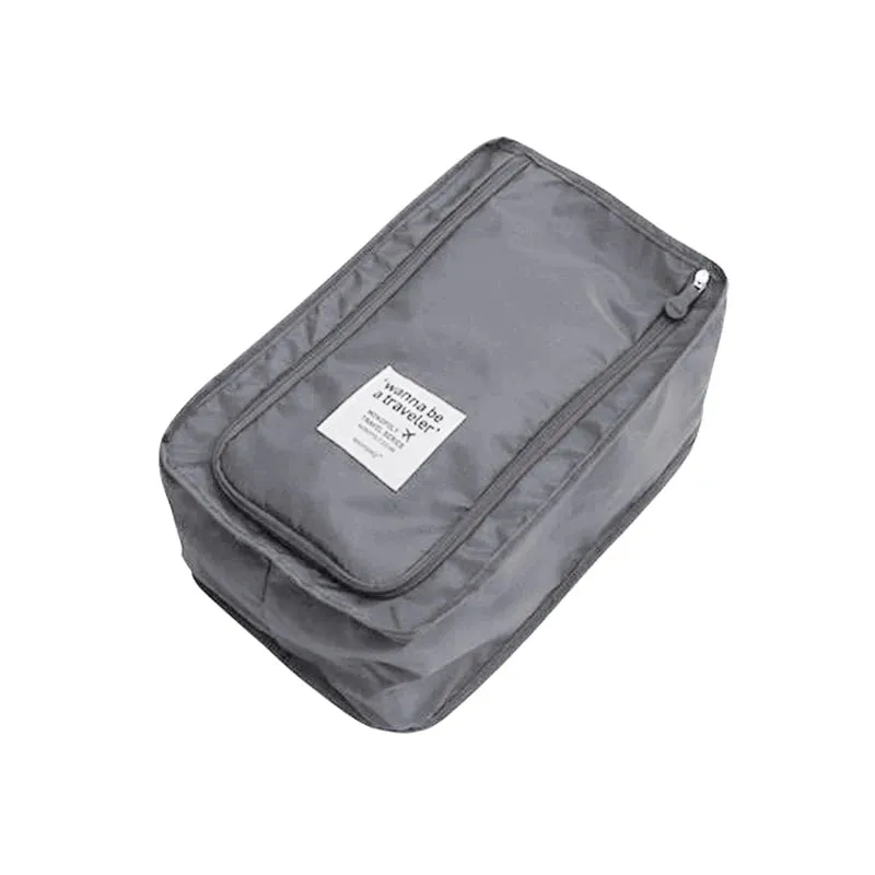 Travel Portable Waterproof Shoes Bag Organizer Storage Pouch Pocket Packing Cubes Handle Nylon Zipper Bag,Travel accessories
