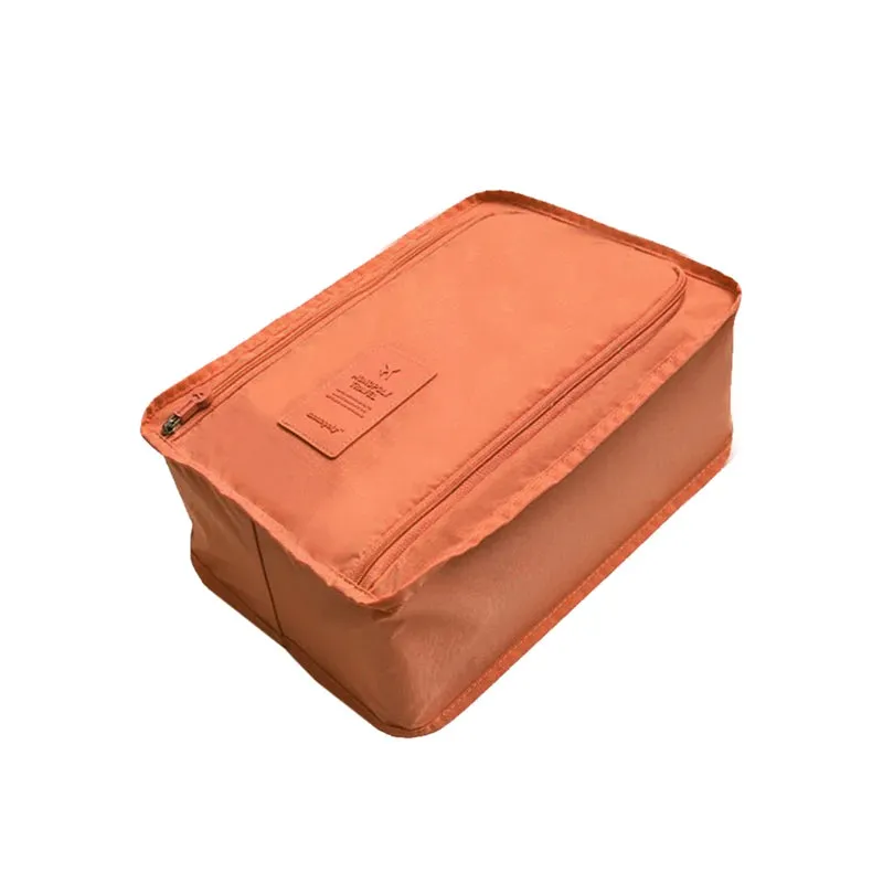 Travel Portable Waterproof Shoes Bag Organizer Storage Pouch Pocket Packing Cubes Handle Nylon Zipper Bag,Travel accessories