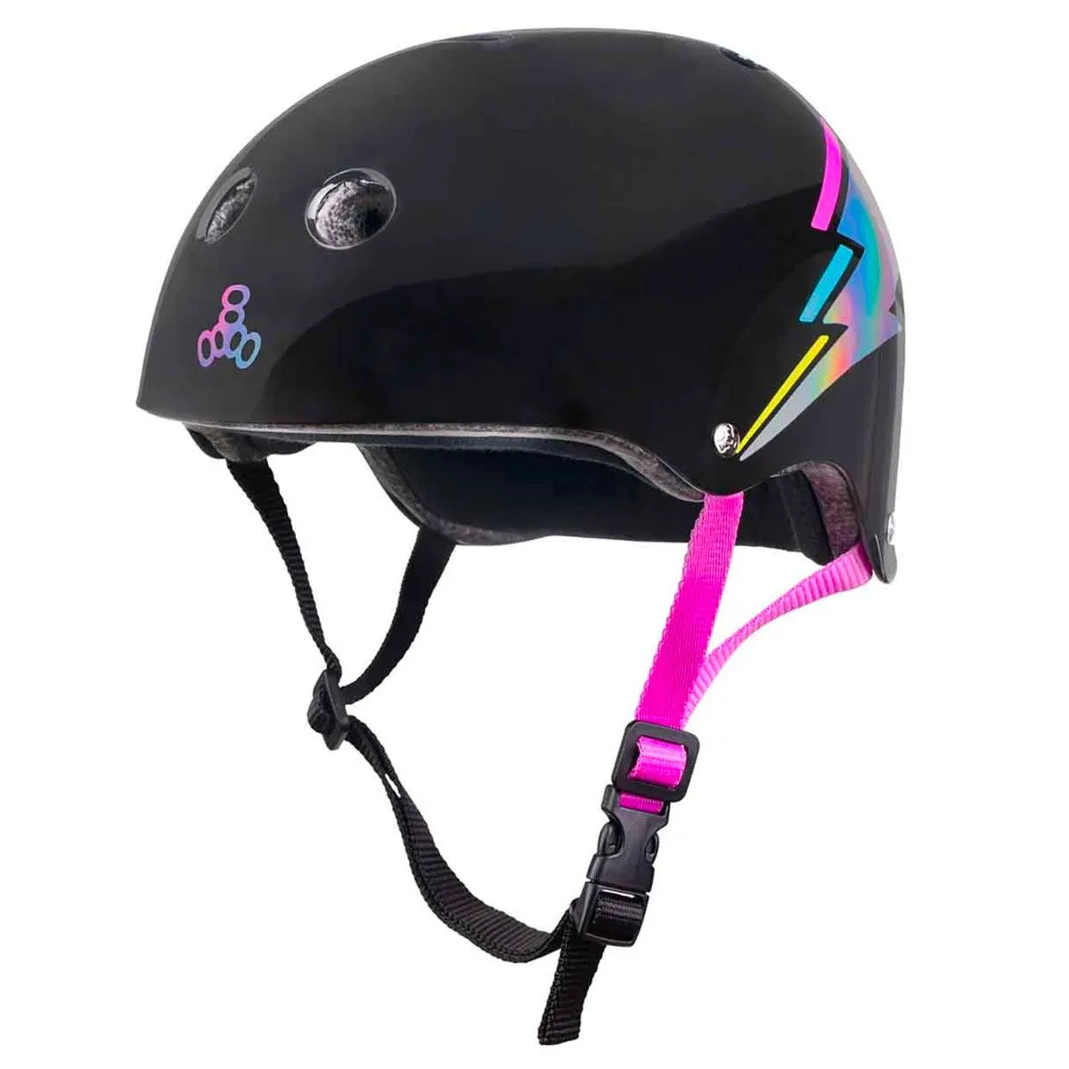 Triple Eight Sweatsaver Certified Helmet - Black Hologram