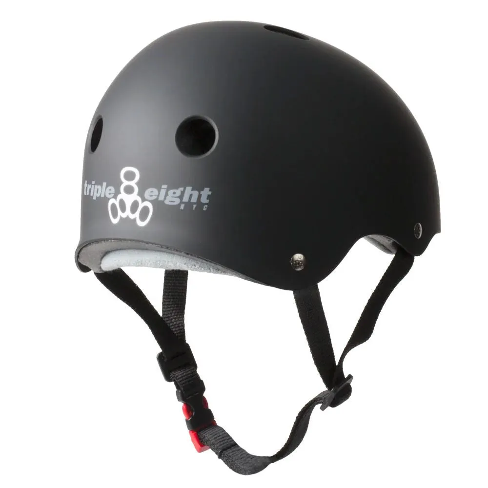 Triple Eight Sweatsaver Certified Helmet - Rubber Black