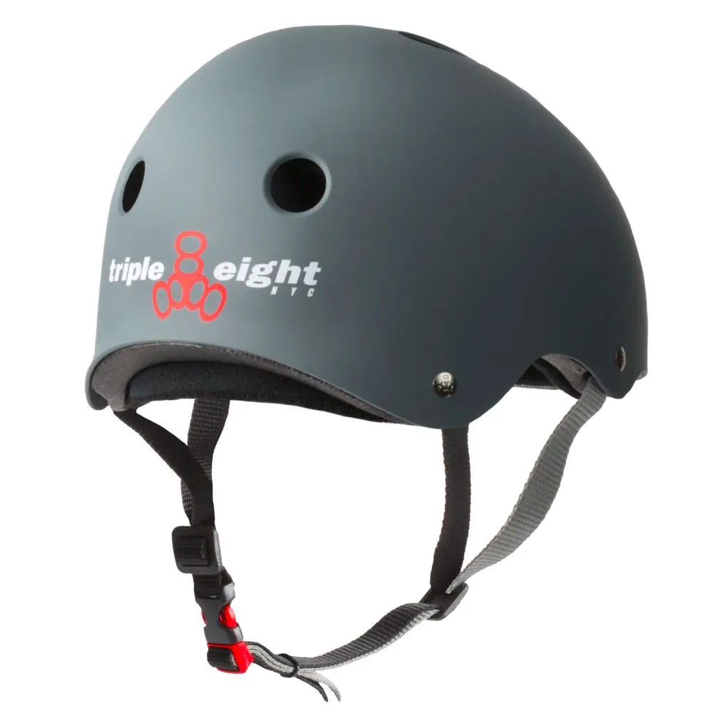 Triple Eight Sweatsaver Certified Helmet - Rubber Carbon
