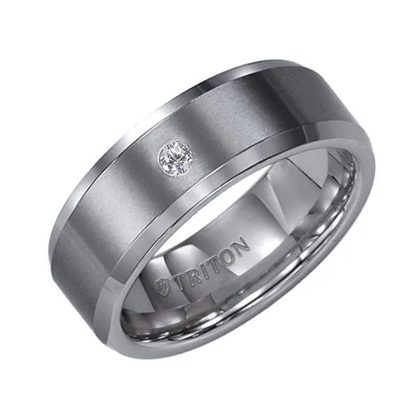 Tungsten Carbide with Round Diamond