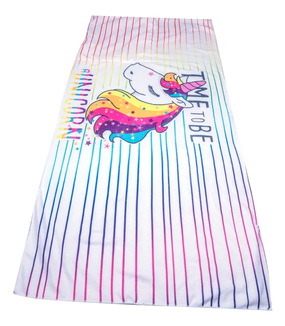 UNICORN BEACH TOWEL WITH RUCKSACK FUNCTION by Waldhausen