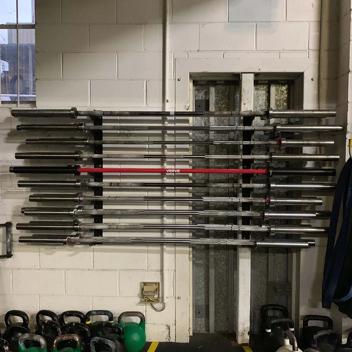 VERVE - Elite Olympic Barbell - Red - 15kg