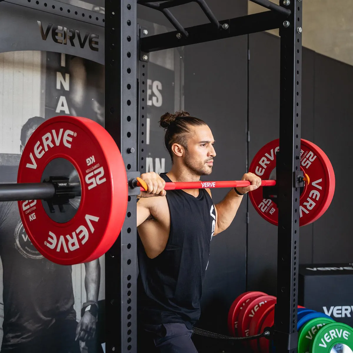 VERVE - Elite Olympic Barbell - Red - 20kg