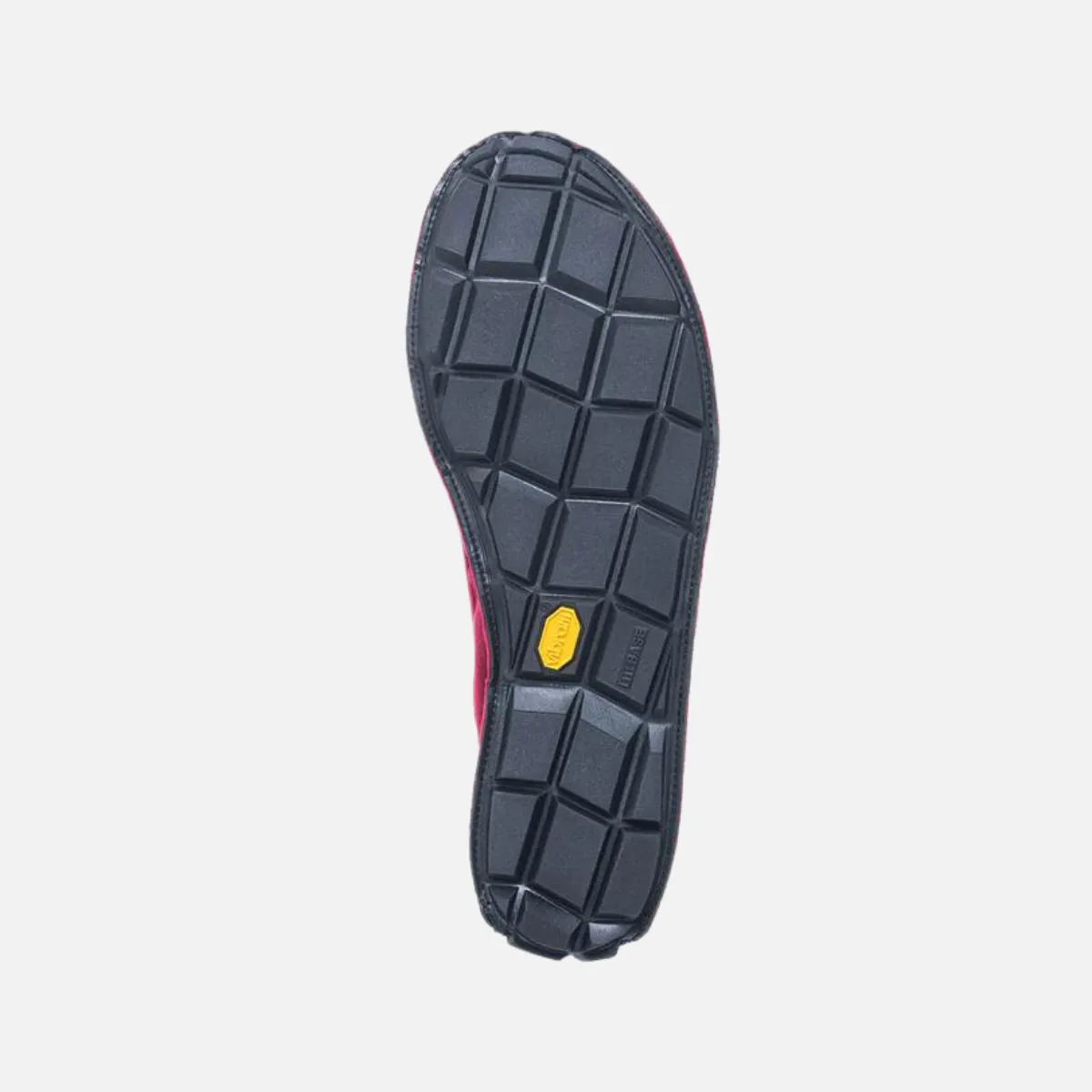Vibram ONEQ Slipon Velvet Women's Casual Shoes-Red/Black