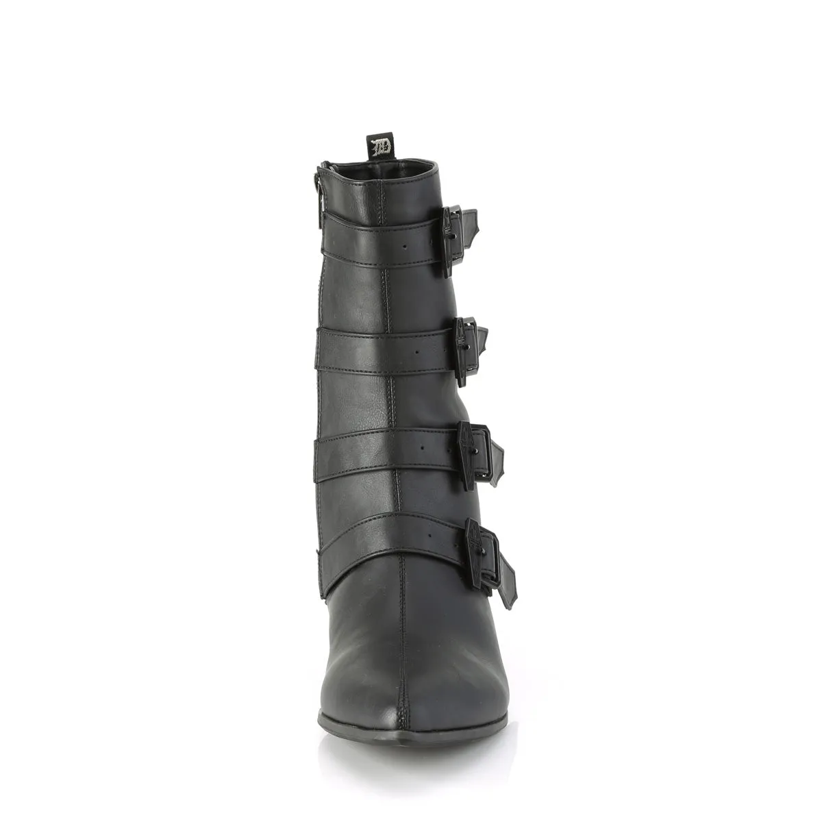 WARLOCK-110-C  Black Vegan Leather