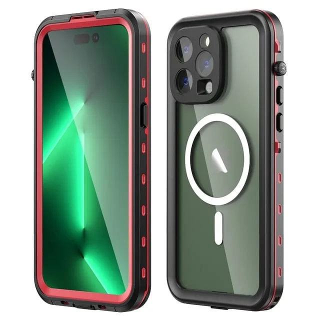 Waterproof Phone Case With Magnetic Charging