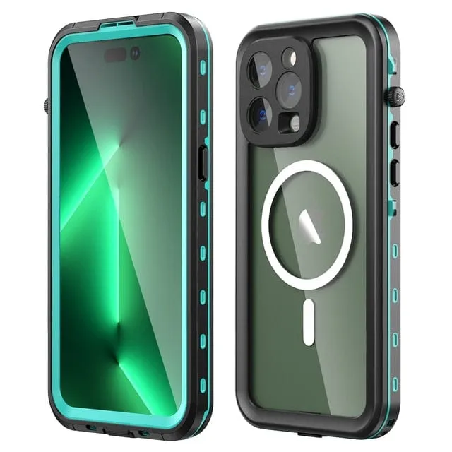 Waterproof Phone Case With Magnetic Charging