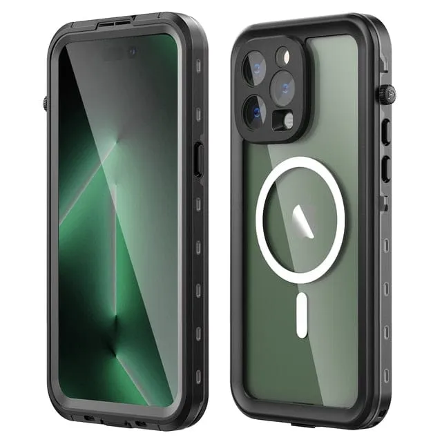 Waterproof Phone Case With Magnetic Charging
