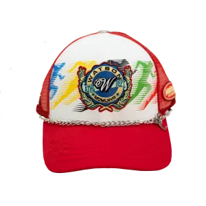 WATSON ATHLETICS TRUCKER HAT (RED)
