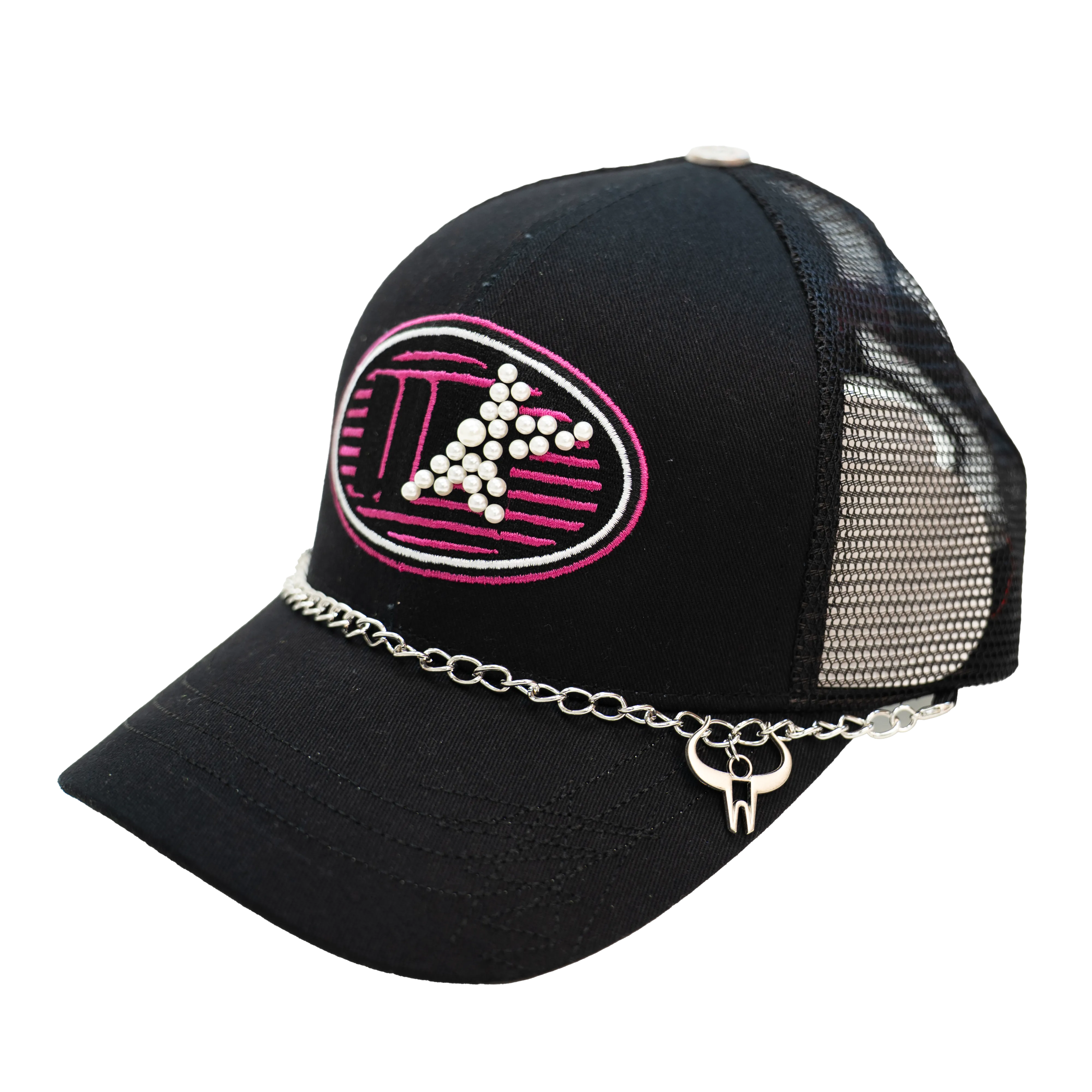 WATSON WORLDWIDE PEARLS TRUCKER HAT (BLACK)