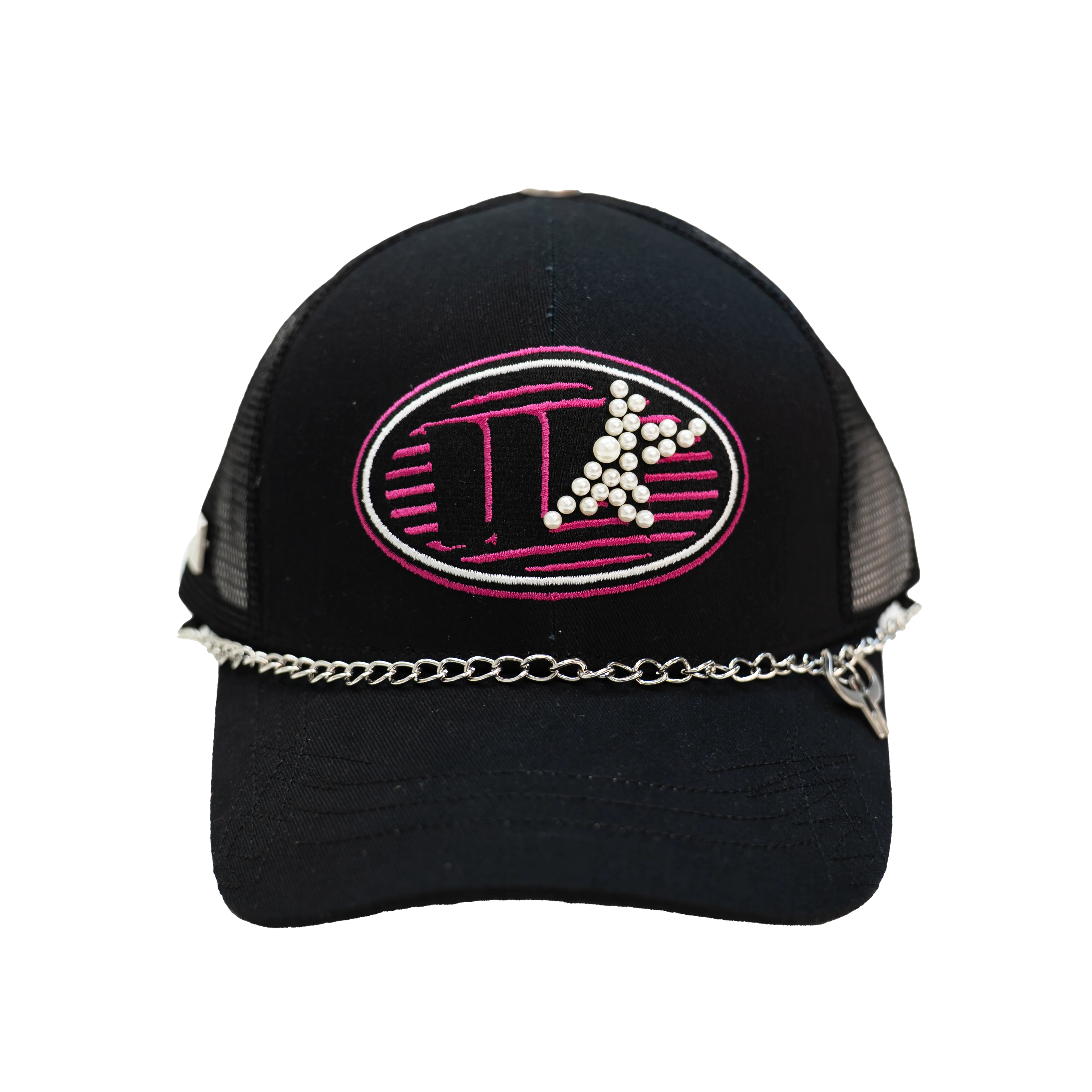 WATSON WORLDWIDE PEARLS TRUCKER HAT (BLACK)