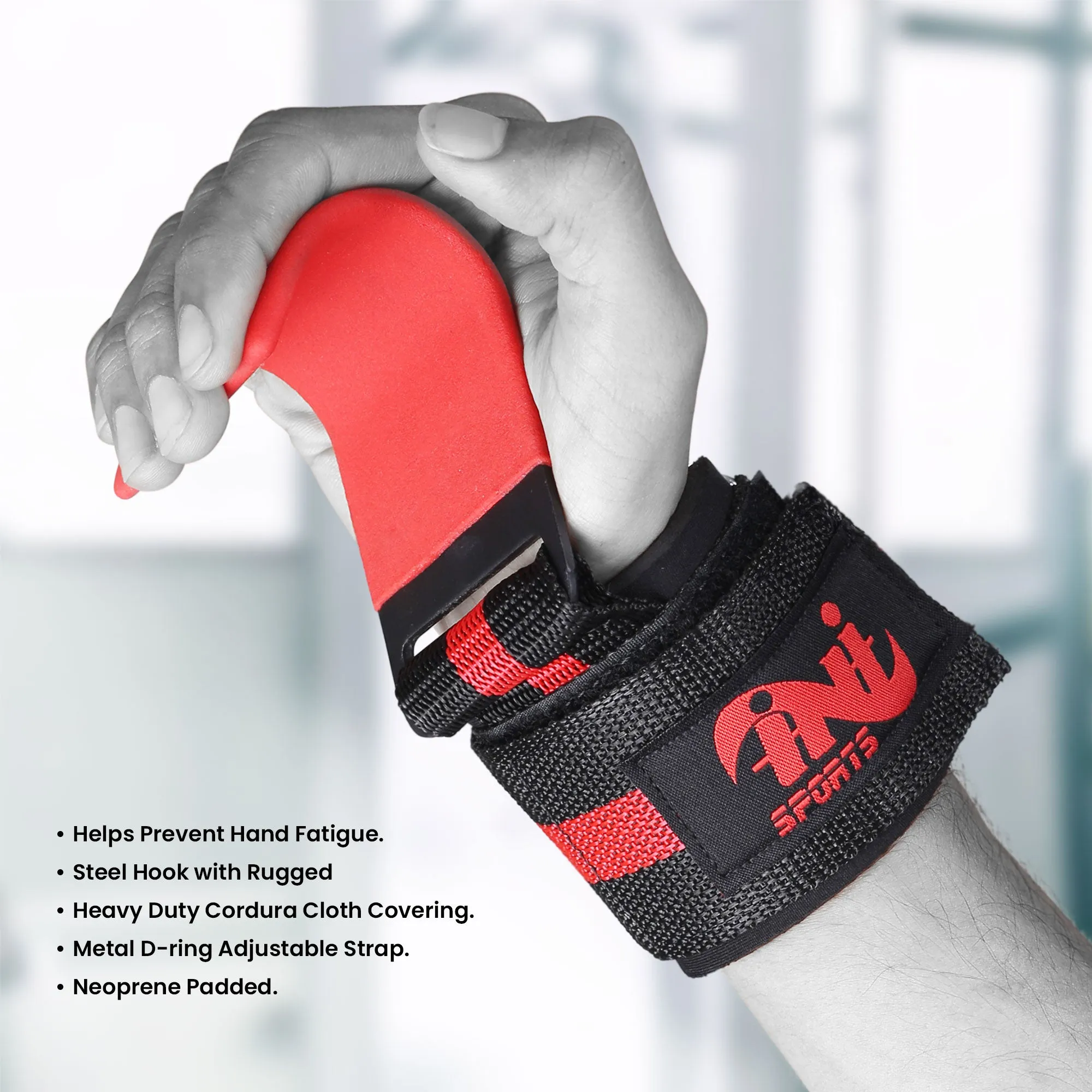Weight Lifting Hooks (Pair)