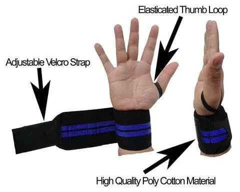 Weightlifting Wrist Wraps - Workout Lifting Straps