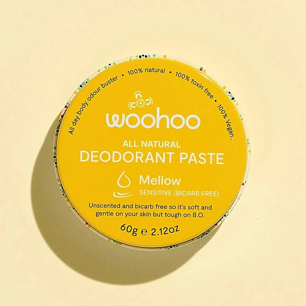 WooHoo All Natural Unisex Deodorant Paste