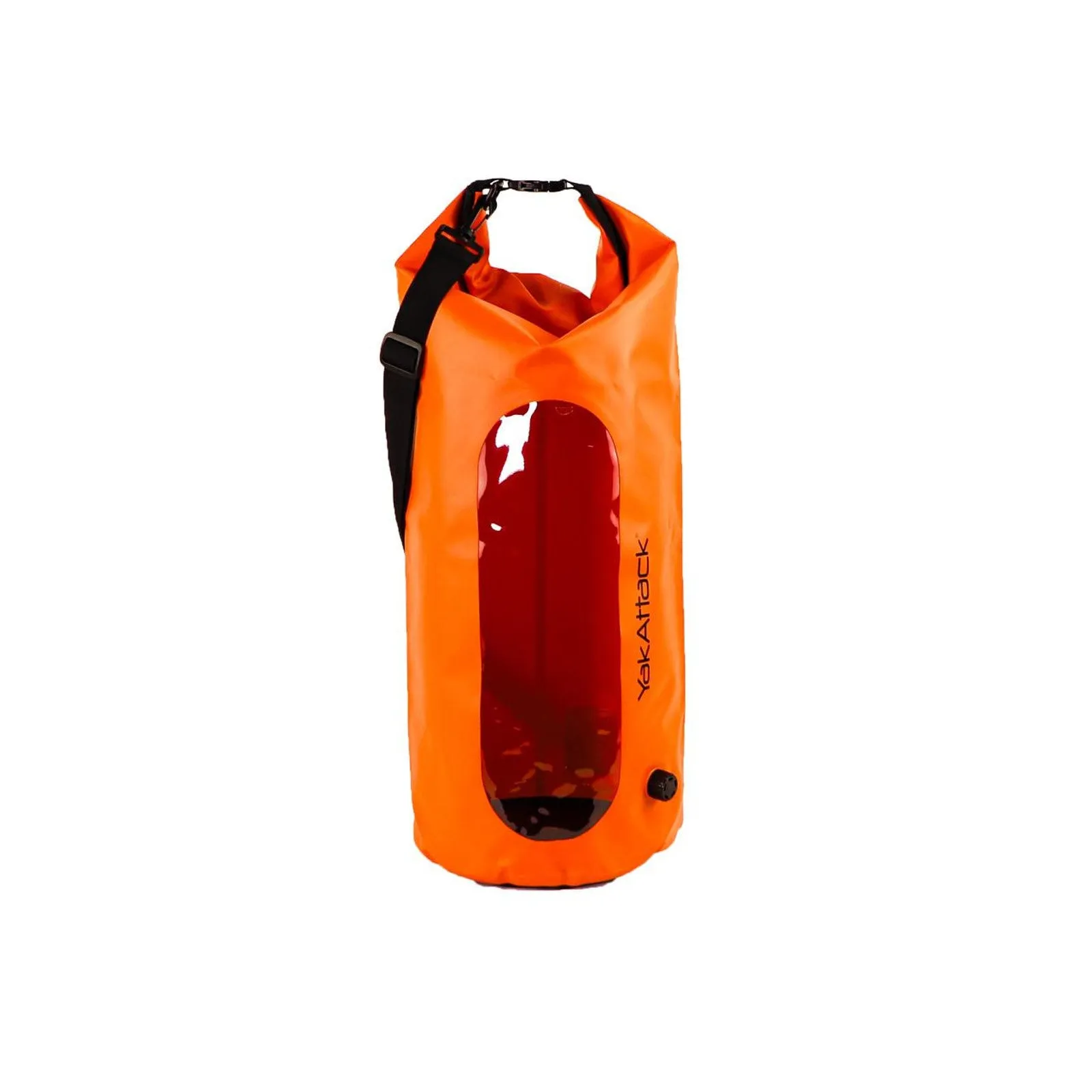 YakAttack Roll-Top Drybags with Air Valve, Orange