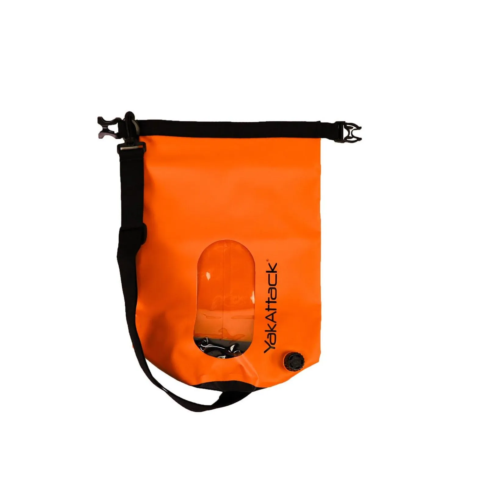 YakAttack Roll-Top Drybags with Air Valve, Orange