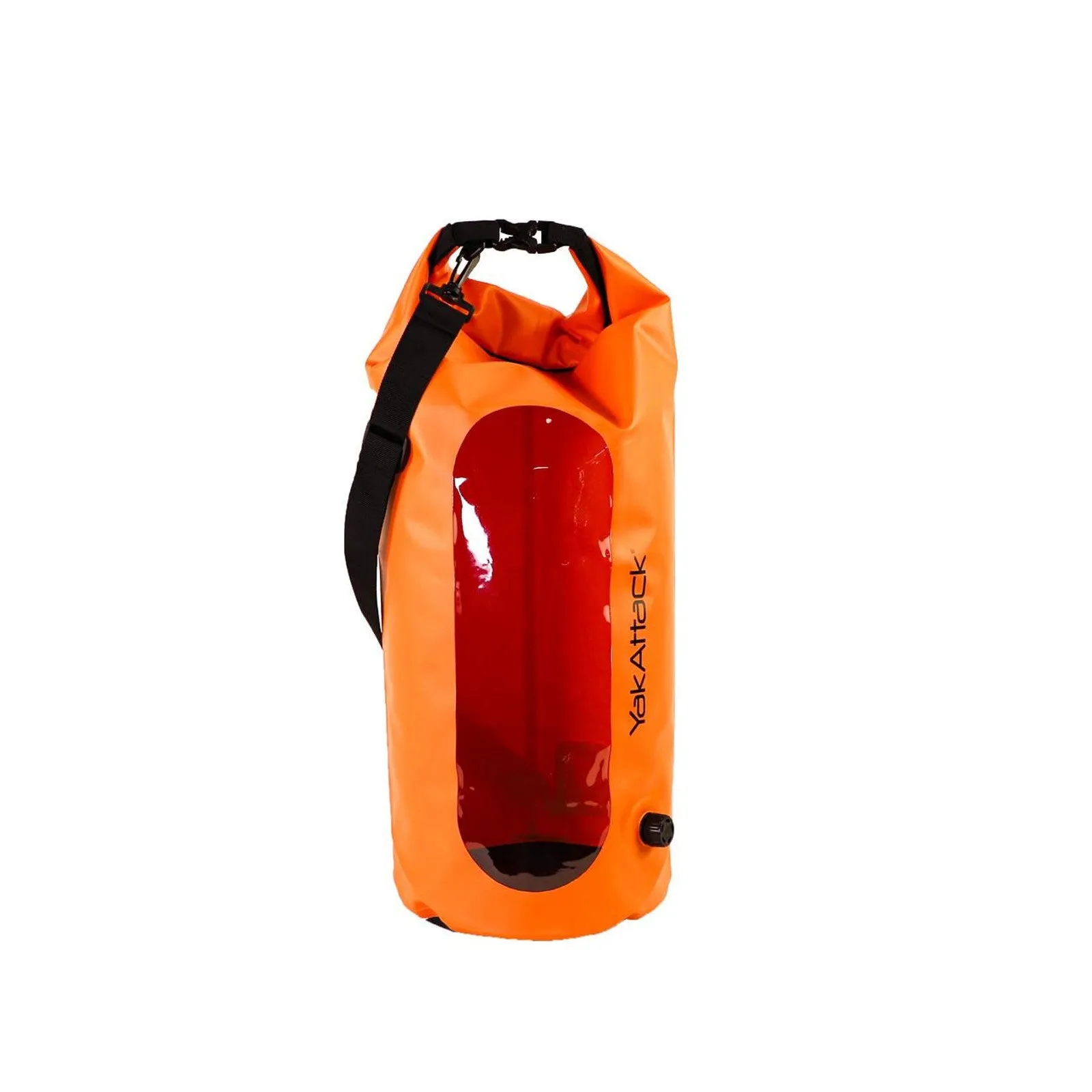 YakAttack Roll-Top Drybags with Air Valve, Orange
