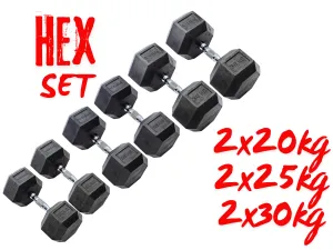 York Barbell Hex Dumbbells Bundle 150Kg set